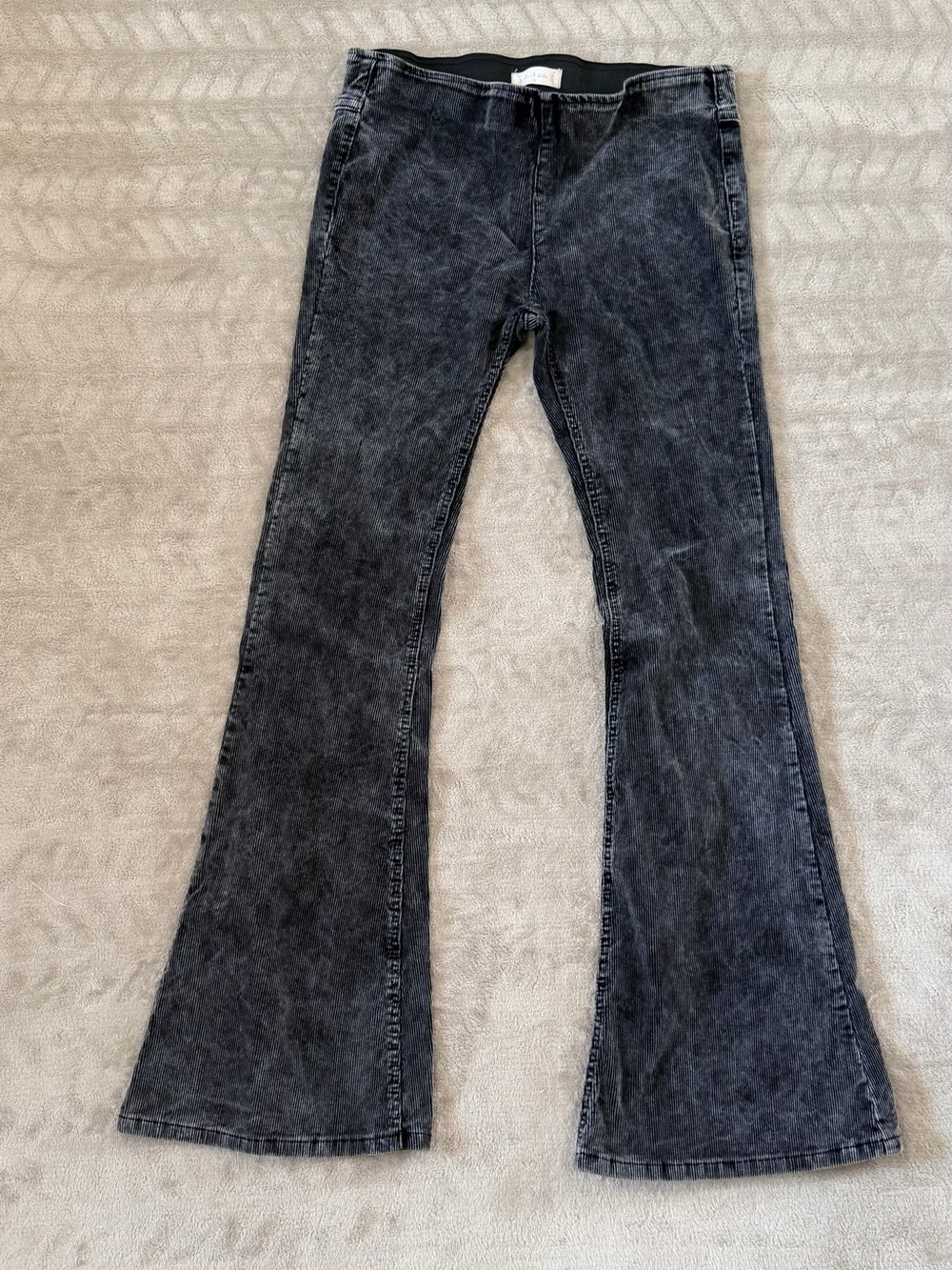 Altar'd State corduroy flare and bell-bottom pants acid wash Medium